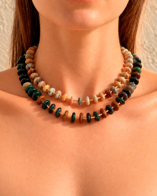 COLLAR CORTO TERRACOTA