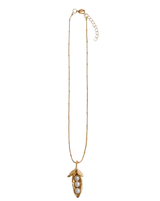 COLLAR CORTO PEA GOLD