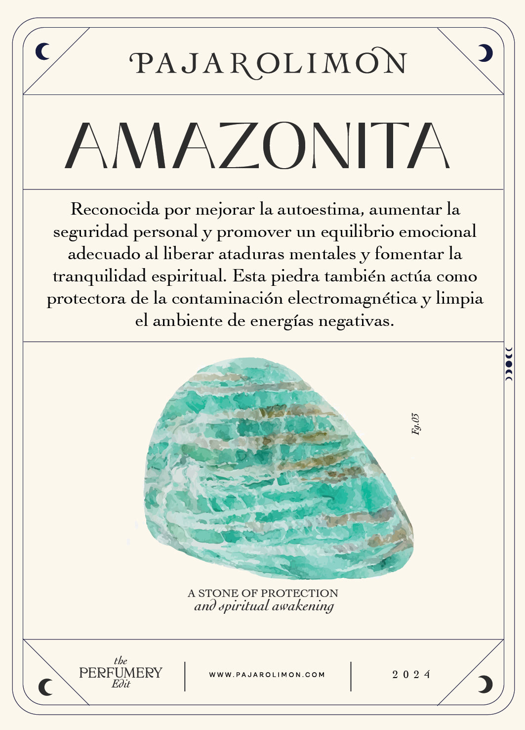 AMAZONITA PERFUMERY AMULET