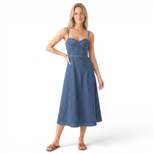VESTIDO DUNE AZUL