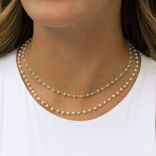 COLLAR CRISTAL VERDE