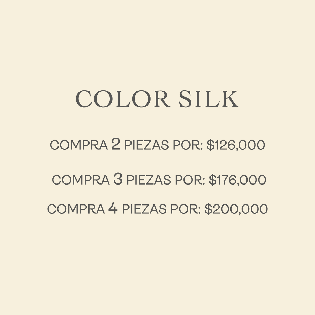 PROMO COLOR SILK