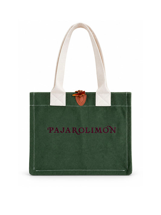 TOTE BAG VERDE OLIVO