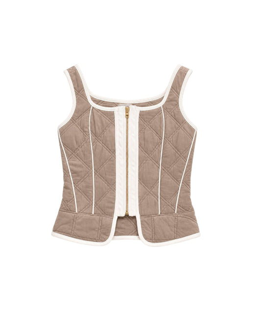 CORSET UNA TAUPE