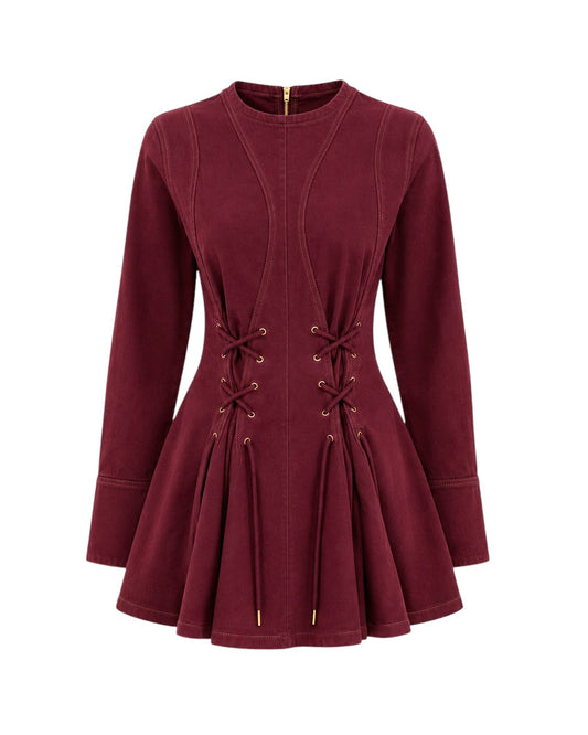 VESTIDO ALIC VINO