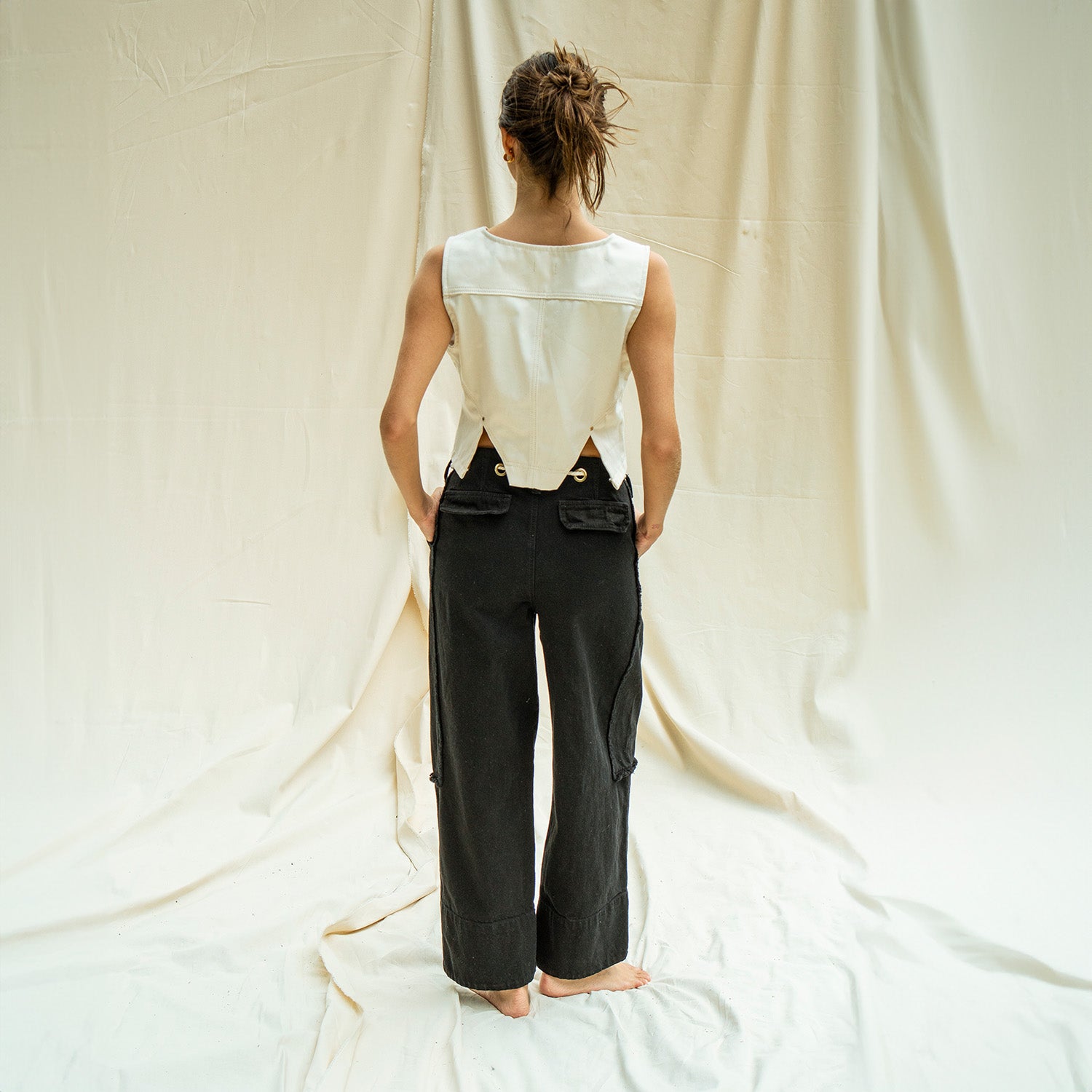 PANTALON FEARLESS CORDÓN NEGRO