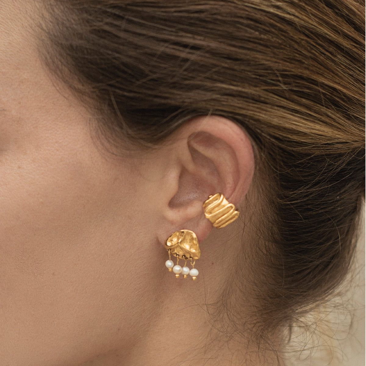 EARCUFF ARYSEL DORADO