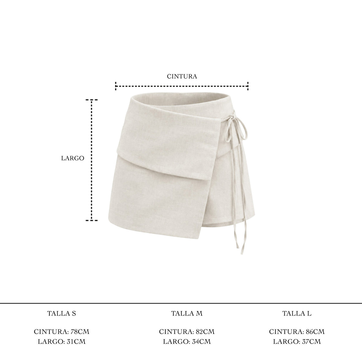 FALDA SHORT TULIP