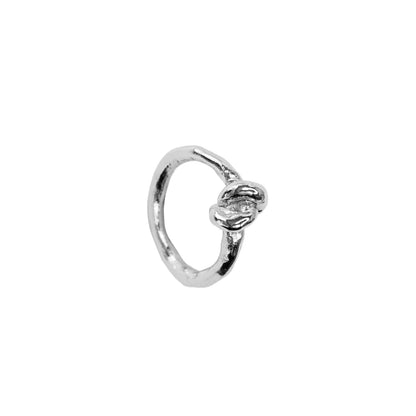 LOOP RING - PLATED SILVER