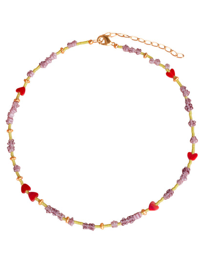 COLLAR ROSY HEART