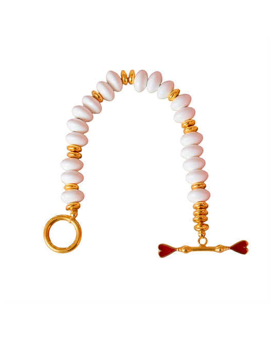 PULSERA WHITE LOVE