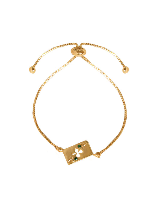 PULSERA MEDIA PETAL LUCK
