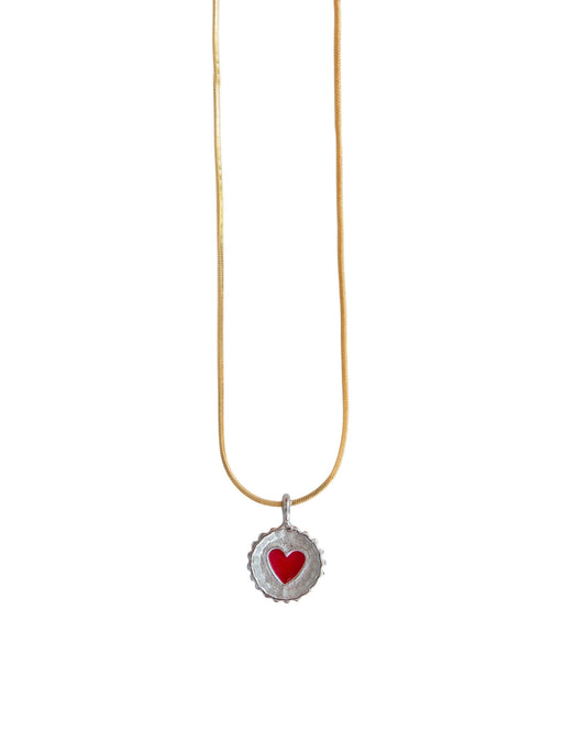 COLLAR COCA COLA SILVER