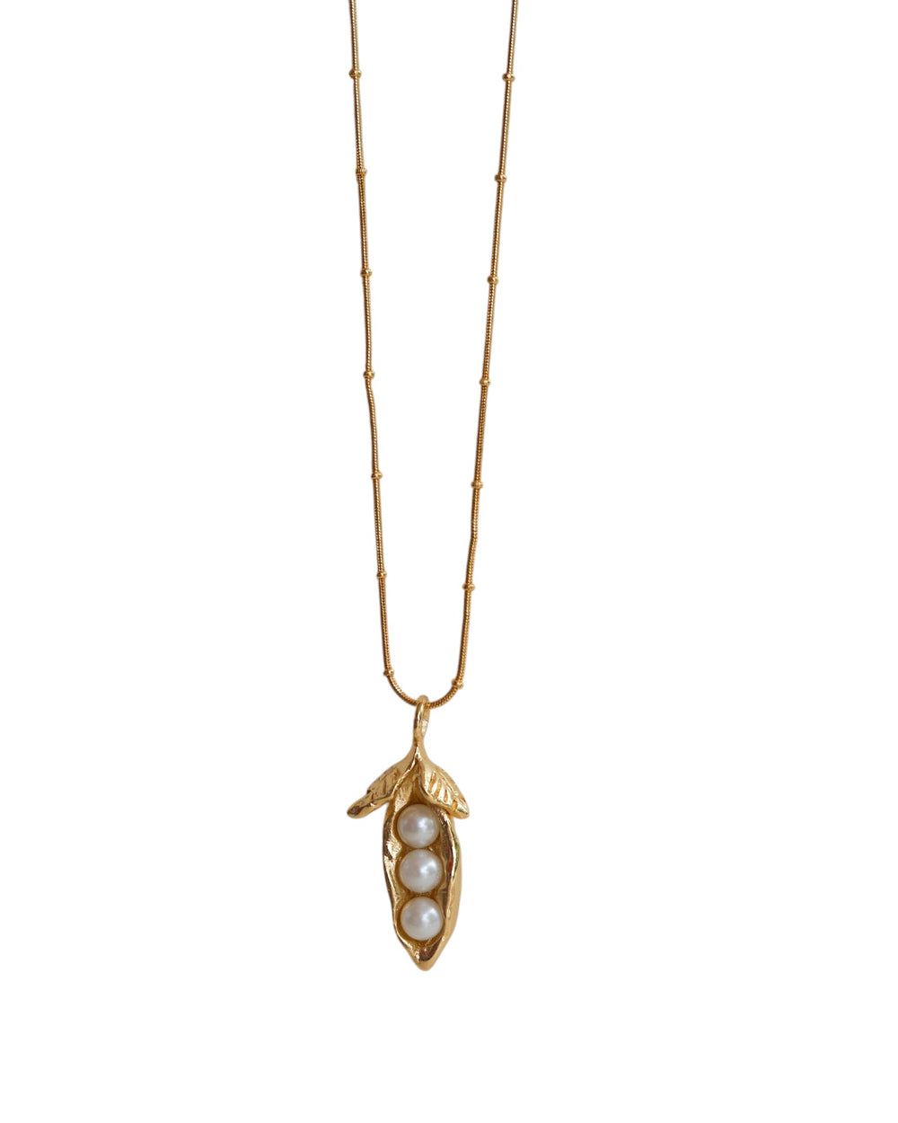 COLLAR CORTO PEA GOLD