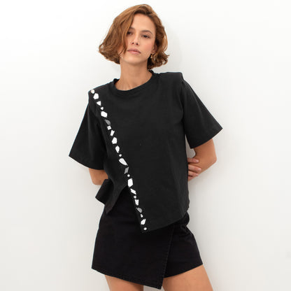 T-SHIRT PRISM BLACK
