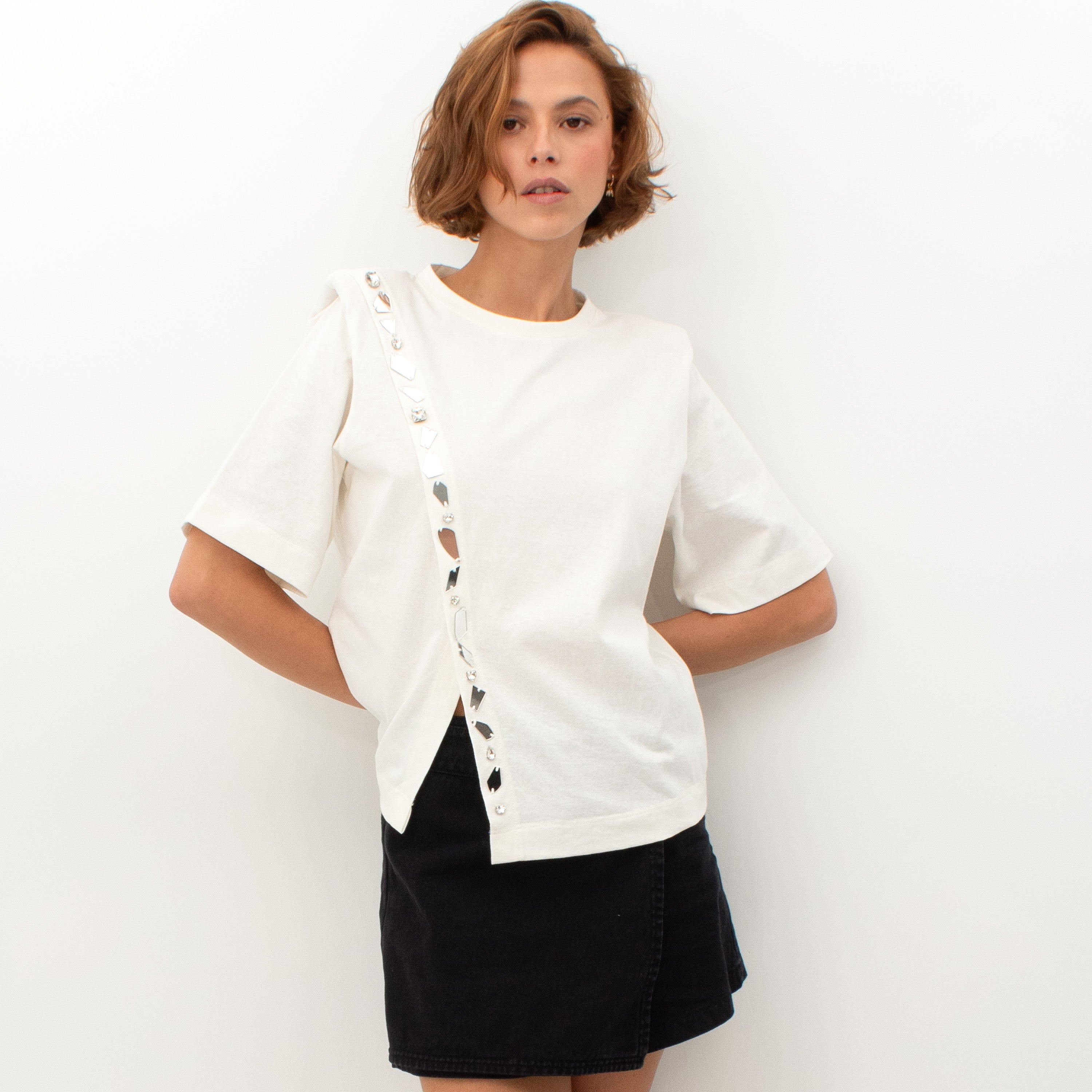 T-SHIRT PRIMS IVORY