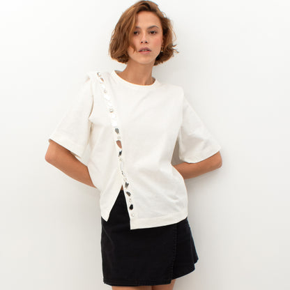 T-SHIRT PRIMS IVORY
