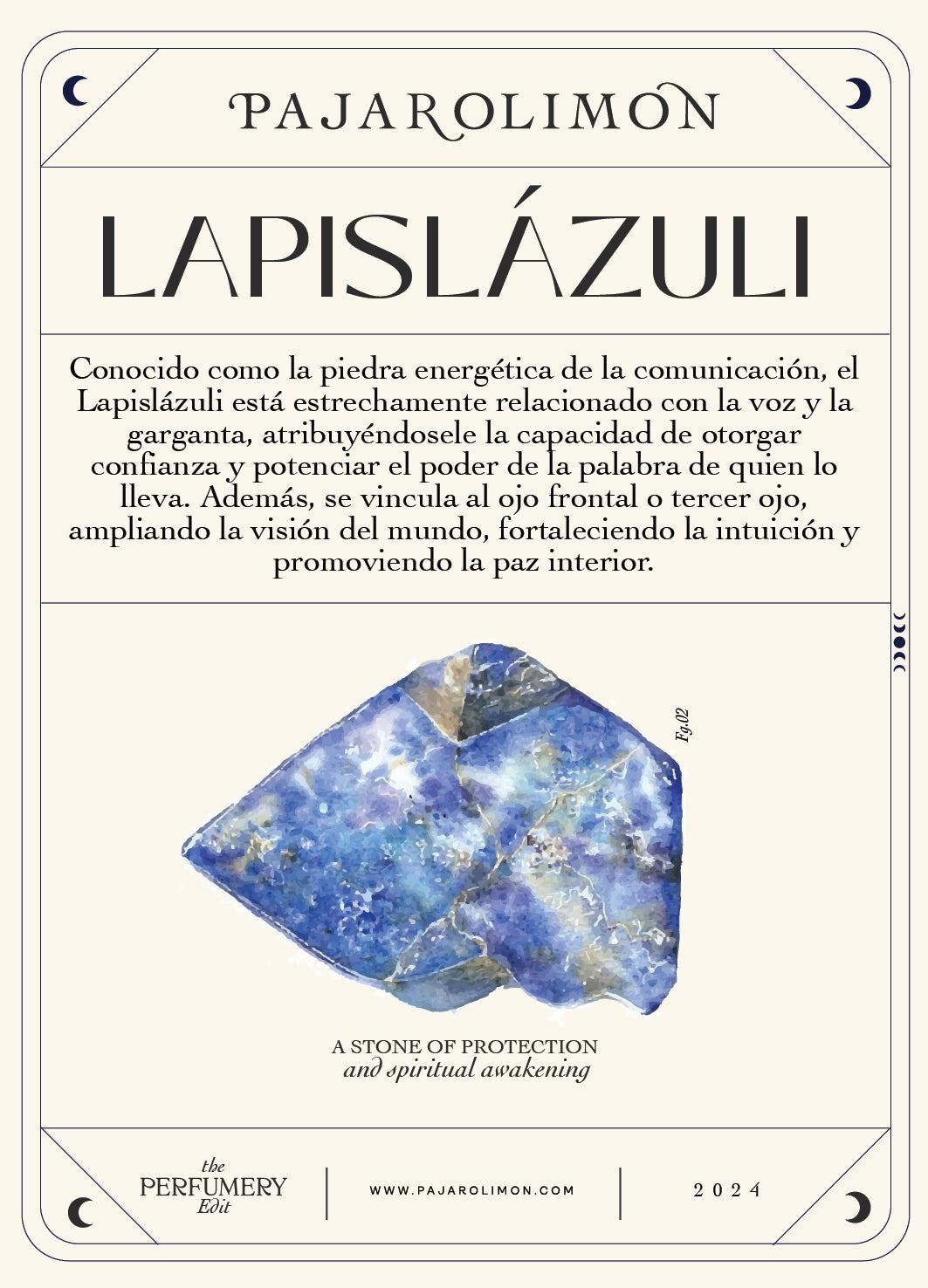 LAPISLÁZULI PERFUMERY AMULET