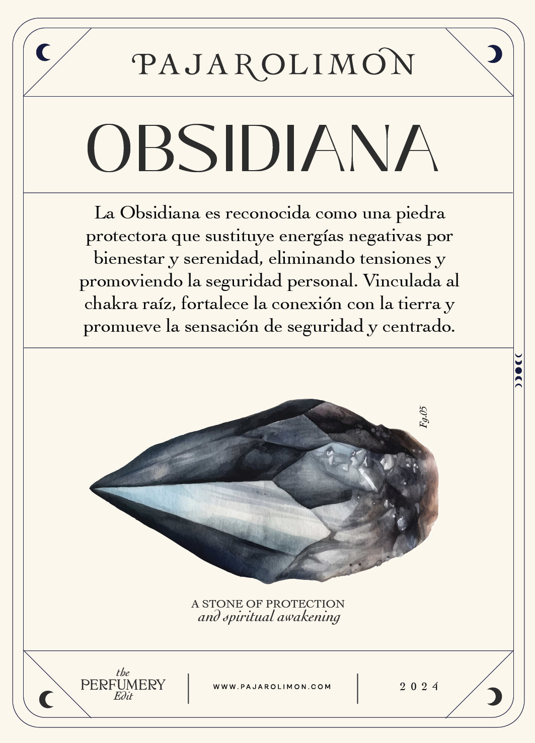 OBSIDIANA PERFUMERY AMULET