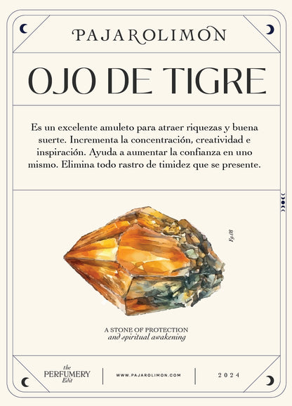 OJO DE TIGRE  PERFUMERY AMULET