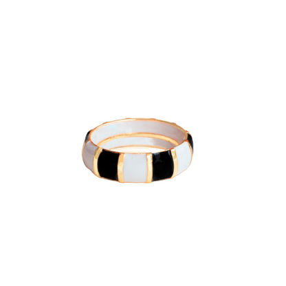 CHROMA RING - WHITE BLACK