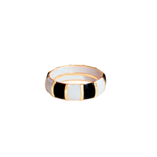 CHROMA RING - WHITE BLACK