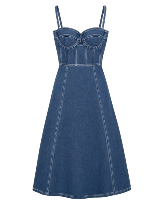 VESTIDO DUNE AZUL