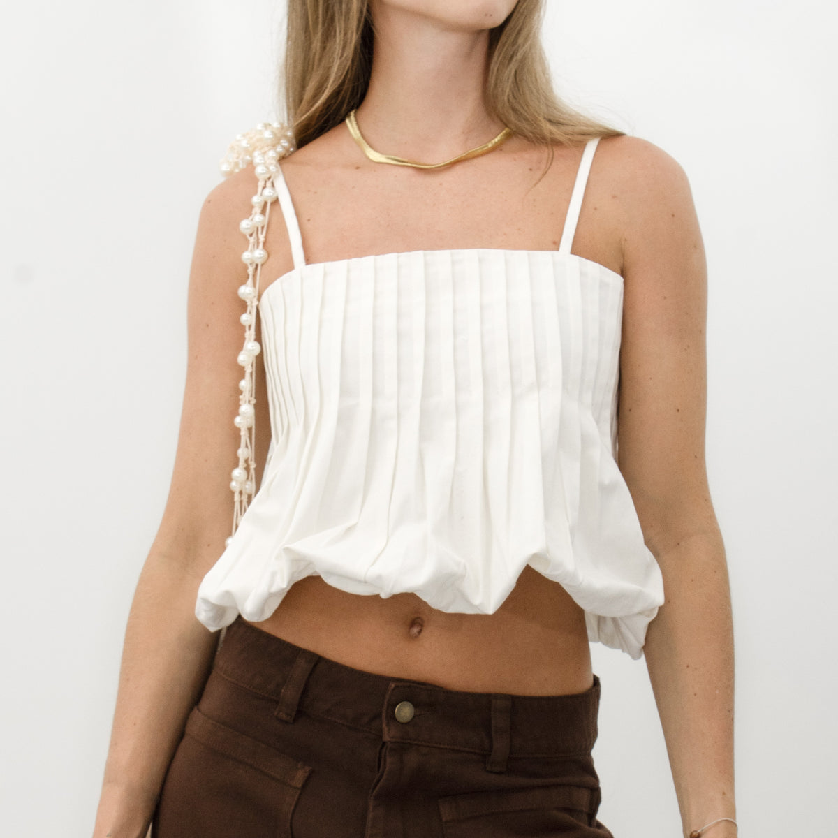 CROP TOP GLOB IVORY