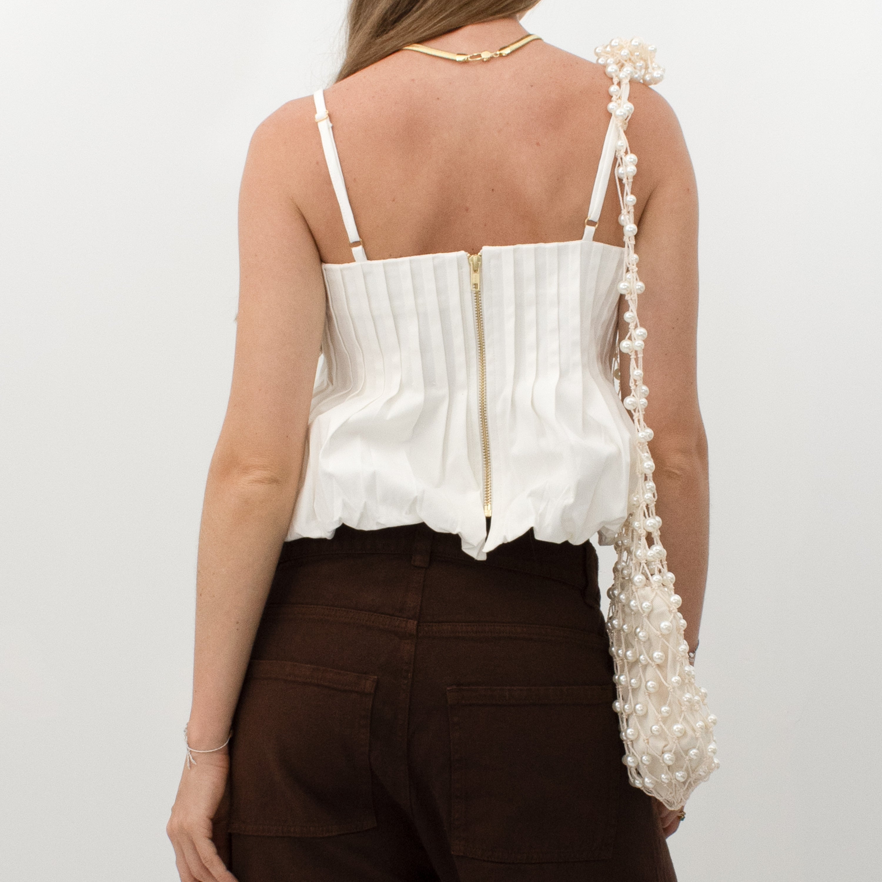 CROP TOP GLOB IVORY