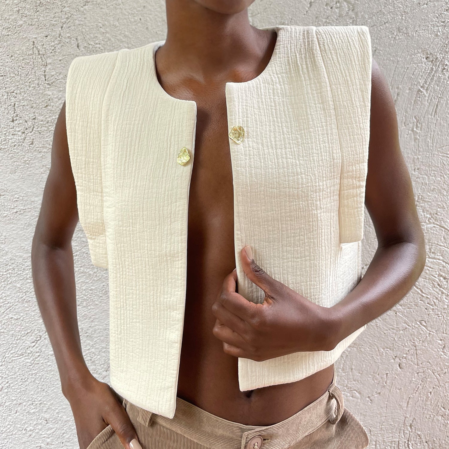 CHALECO BAHIA BEIGE