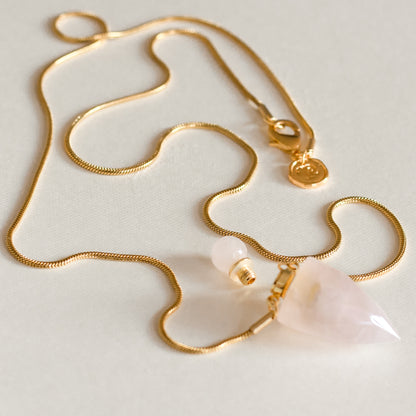 CUARZO ROSA  PERFUMERY AMULET