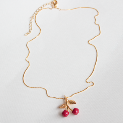 RED CHERRY NECKLACE