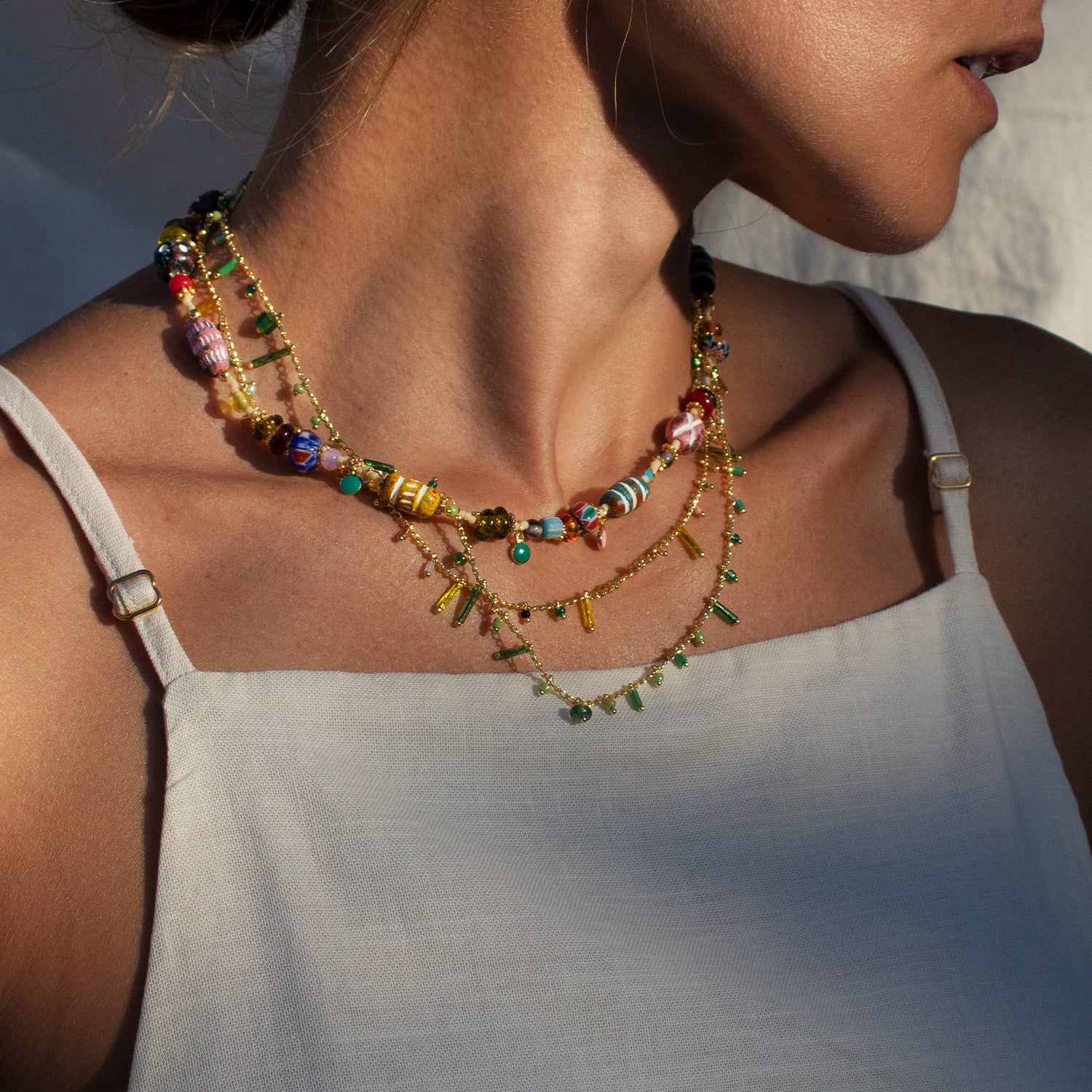 COLLAR CRIT MIX VERDE
