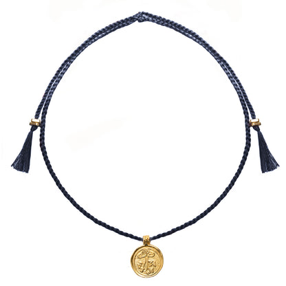 COLLAR ONGA HILO AZUL