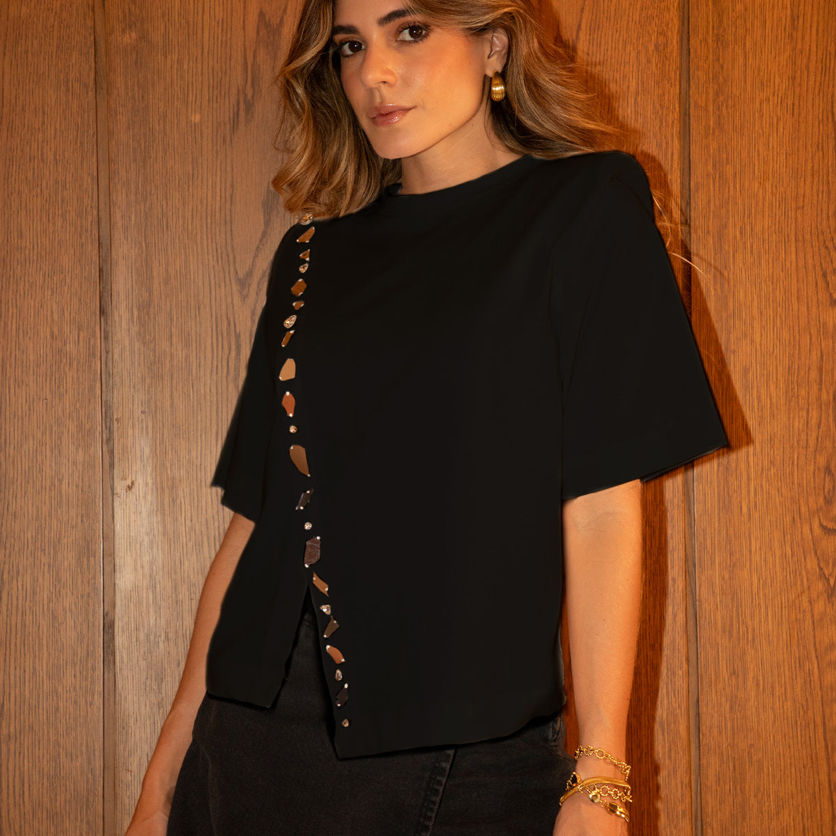 T-SHIRT PRISM BLACK