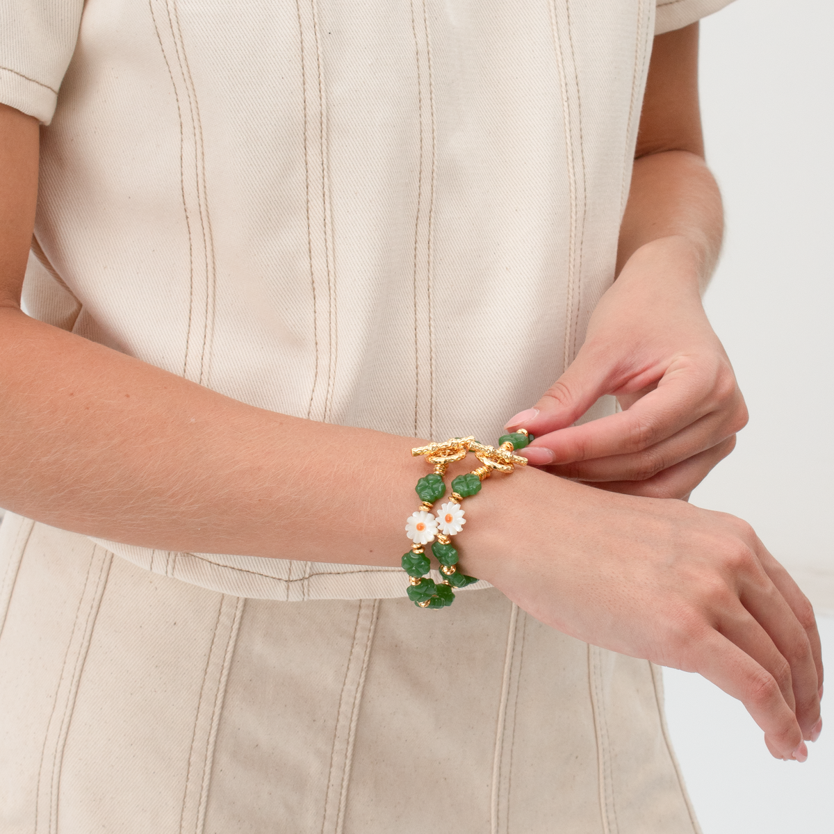 PULSERA FOUR LEAF