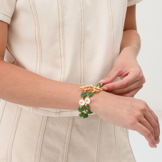 PULSERA FOUR LEAF