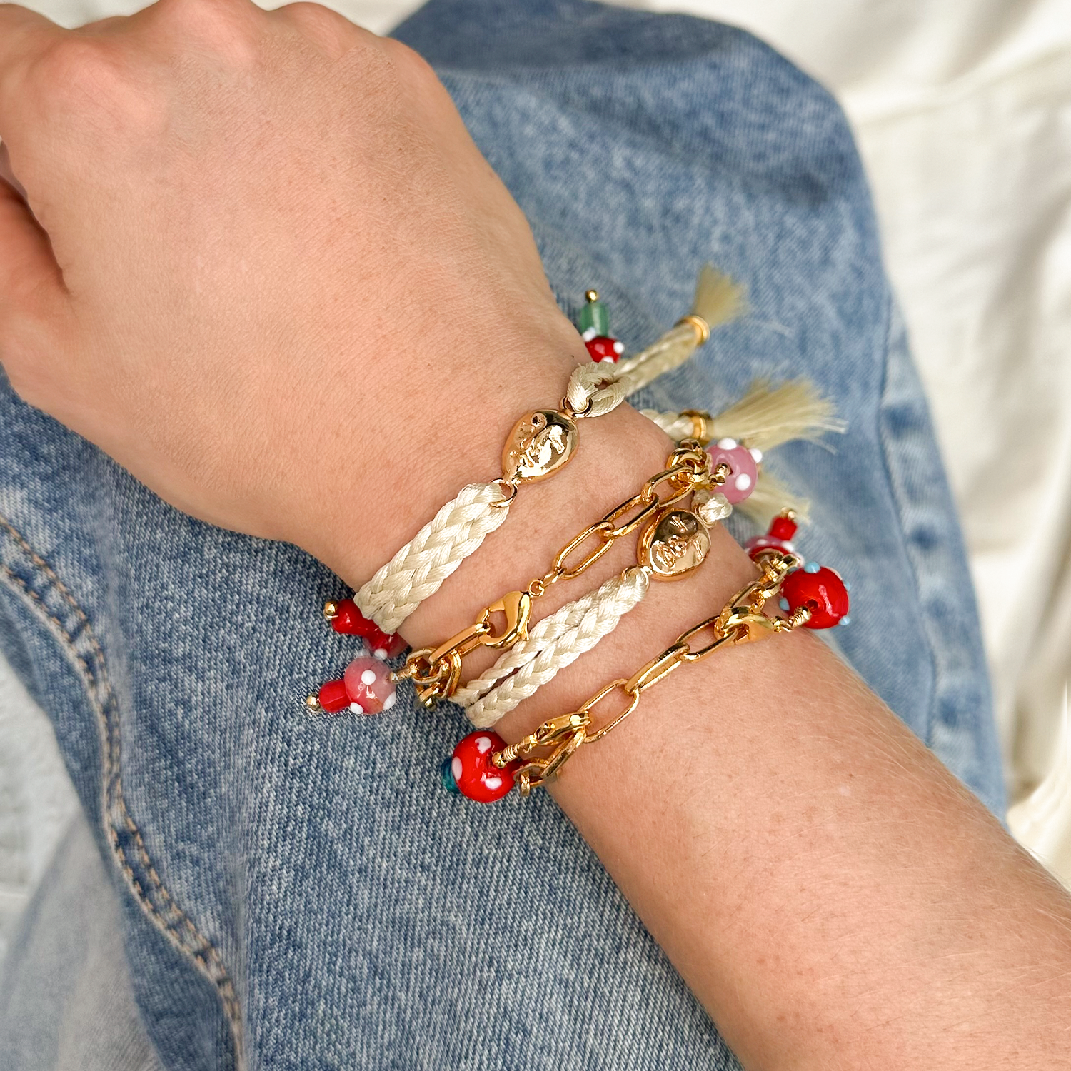 PULSERA LUA VAINILLA SAND