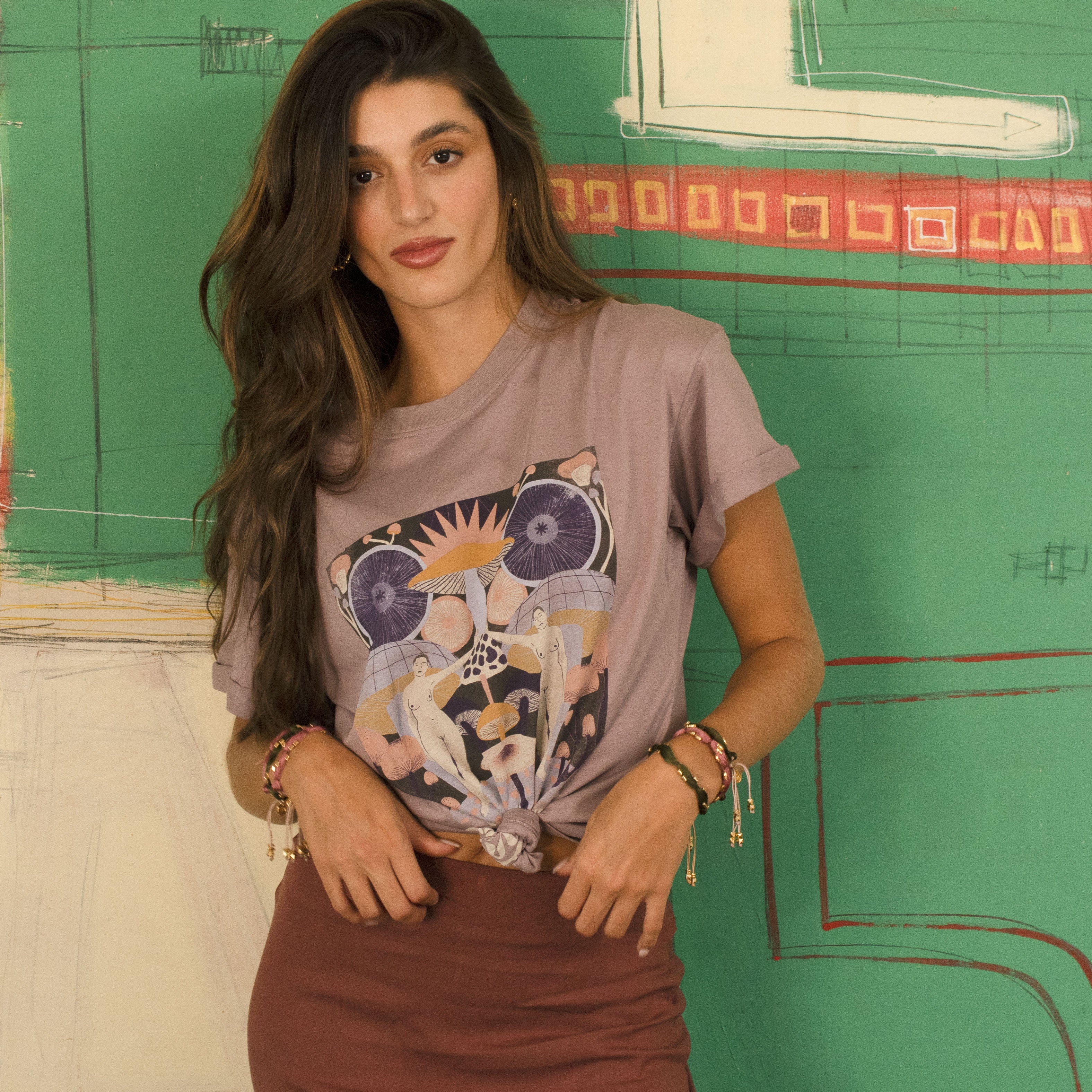 FUNGUS T-SHIRT PURPLE