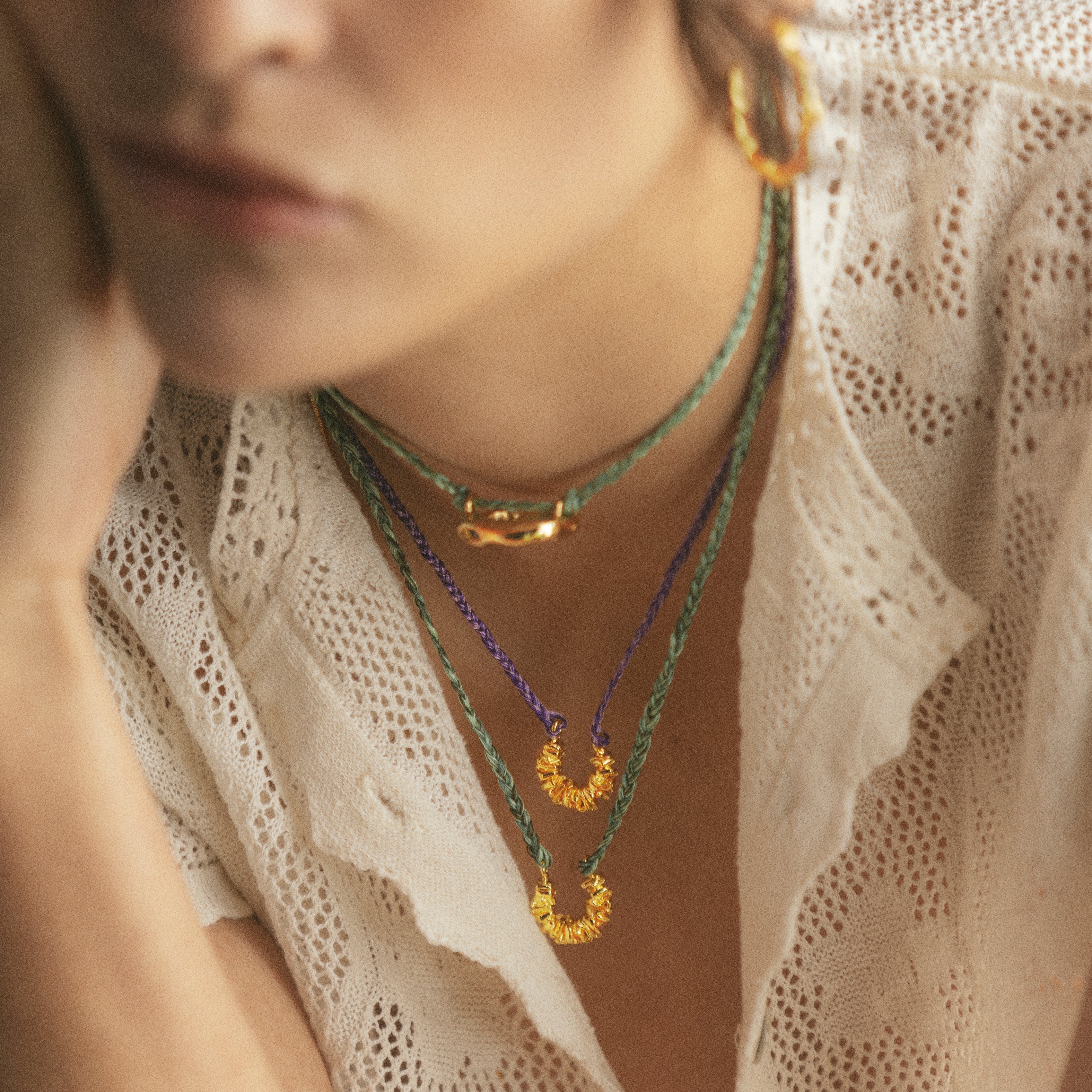 COLLAR AGARICUS MORADO