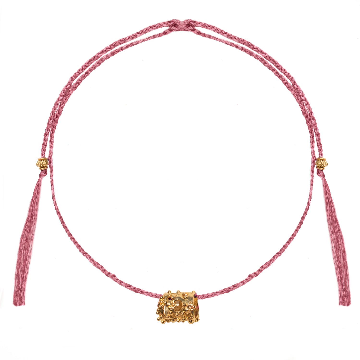 COLLAR ESFORA HILO MAGENTA