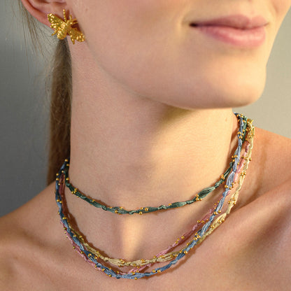 COLLAR SIARA SILK BEIGE