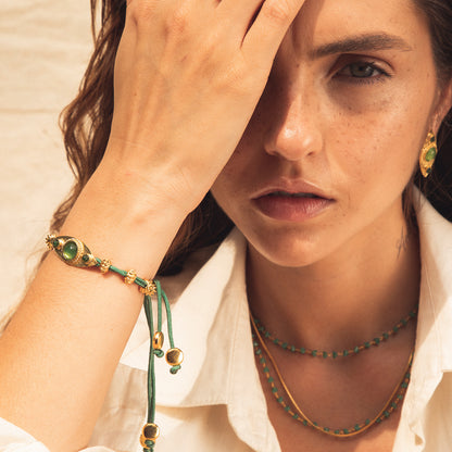PULSERA ESLABOR VERDE