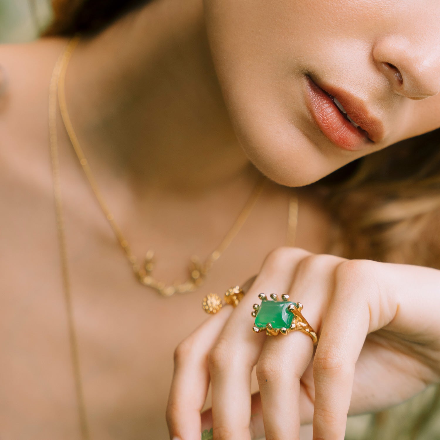 ANILLO SETA VERDE
