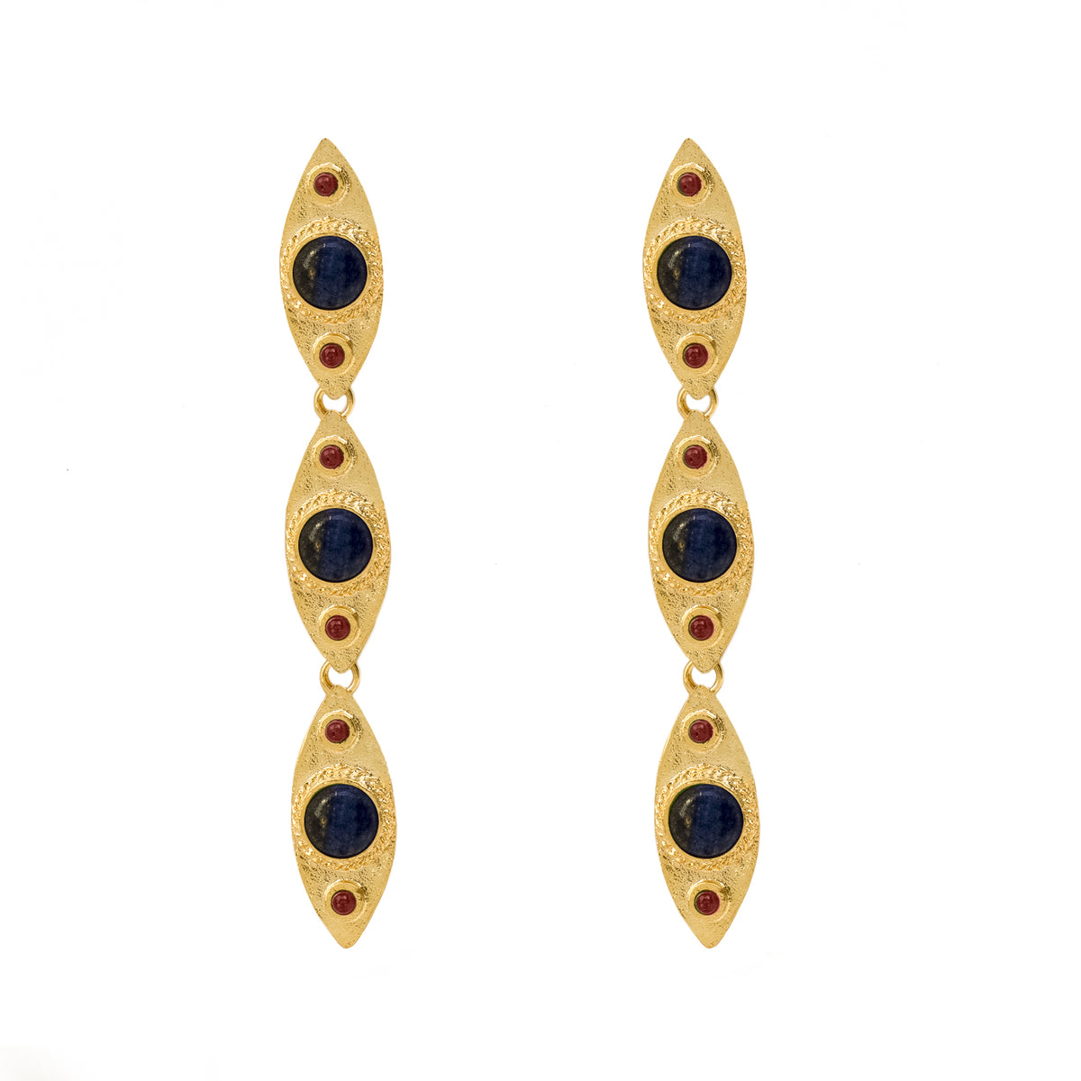 ARETE LARGO ESLABOR AZUL