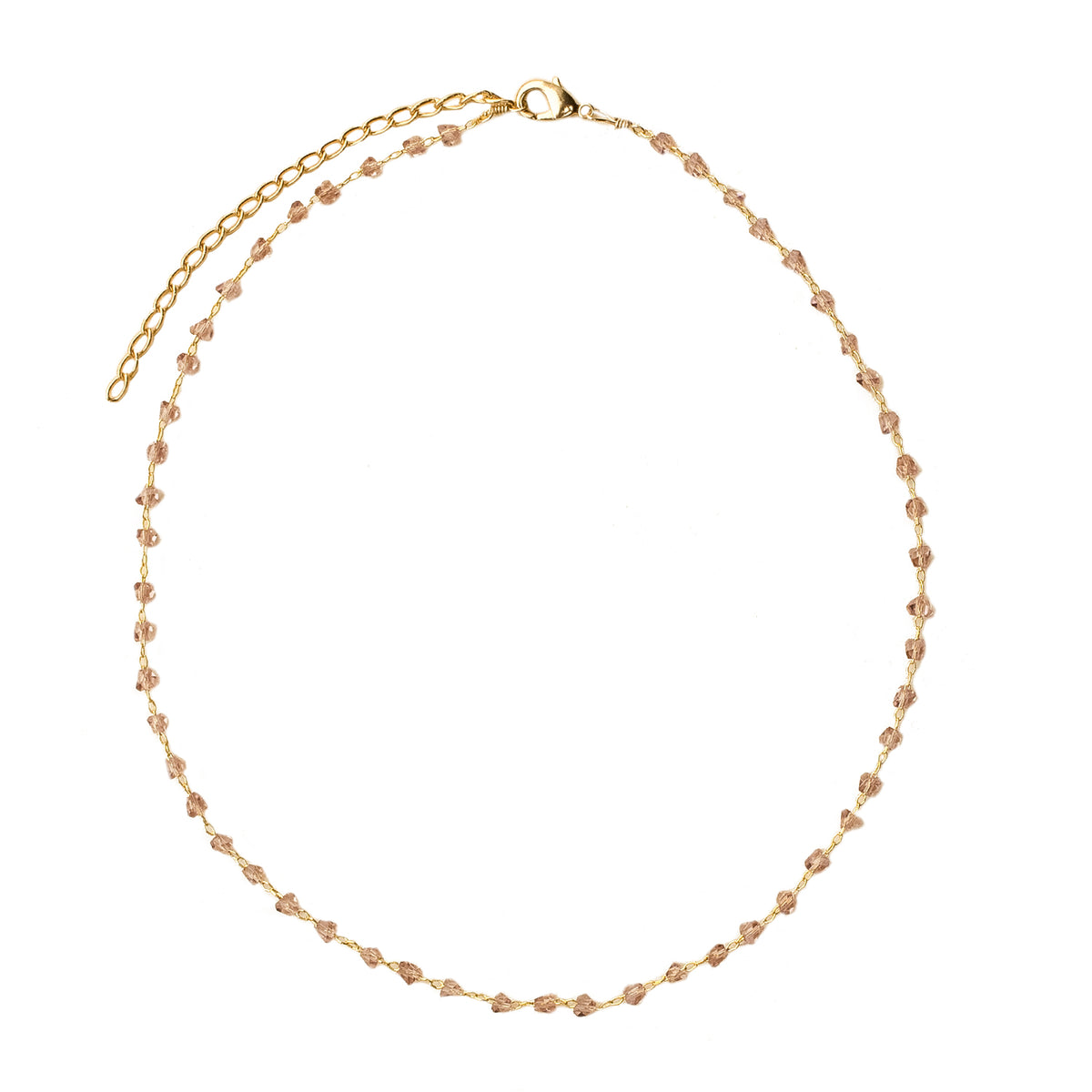COLLAR CRISTAL ROJO