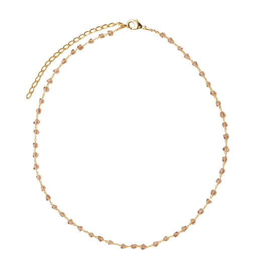COLLAR CRISTAL ROJO
