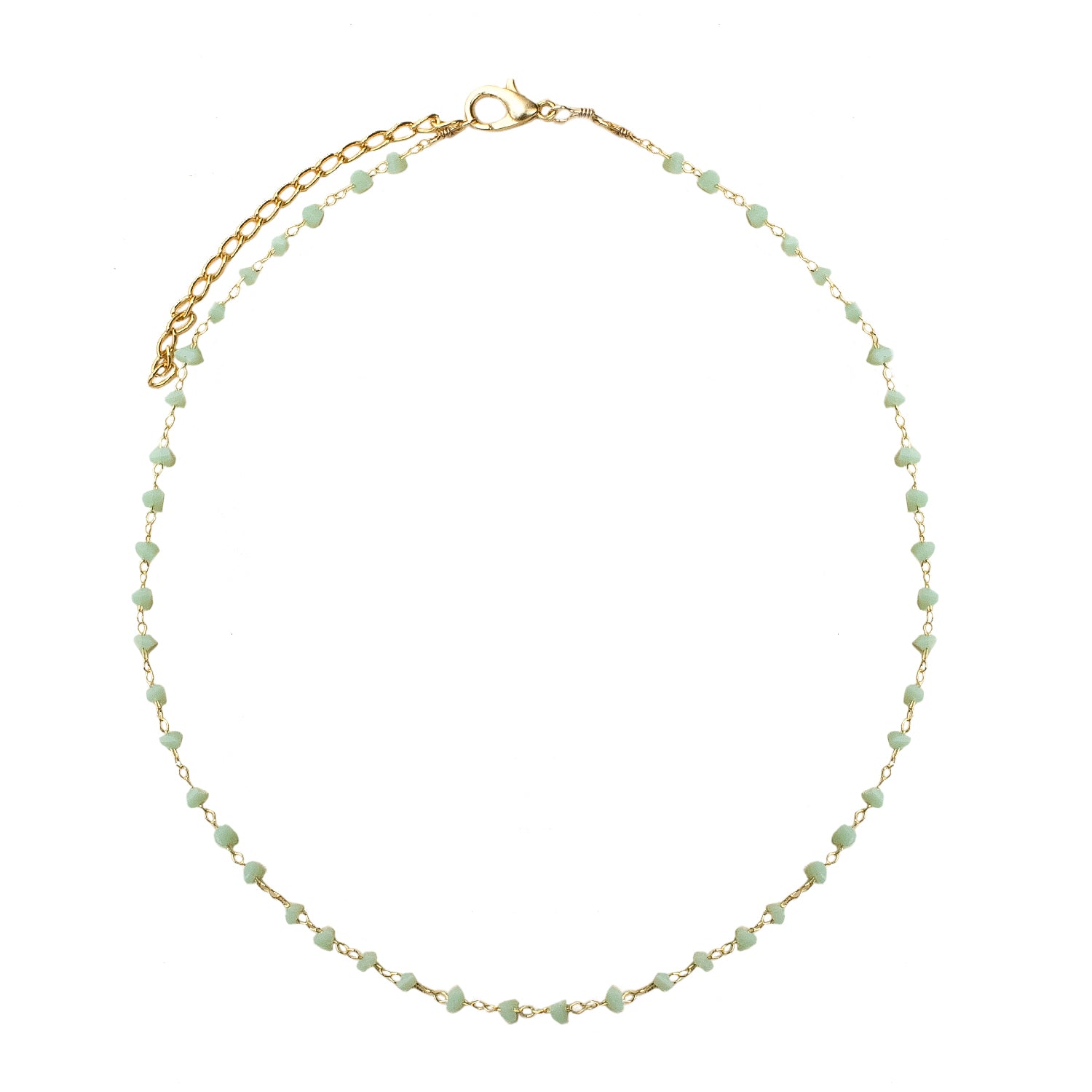COLLAR CRISTAL VERDE