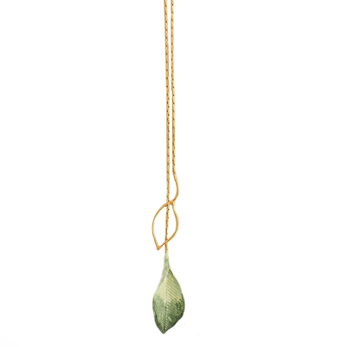COLLAR HOJA DE LIMON