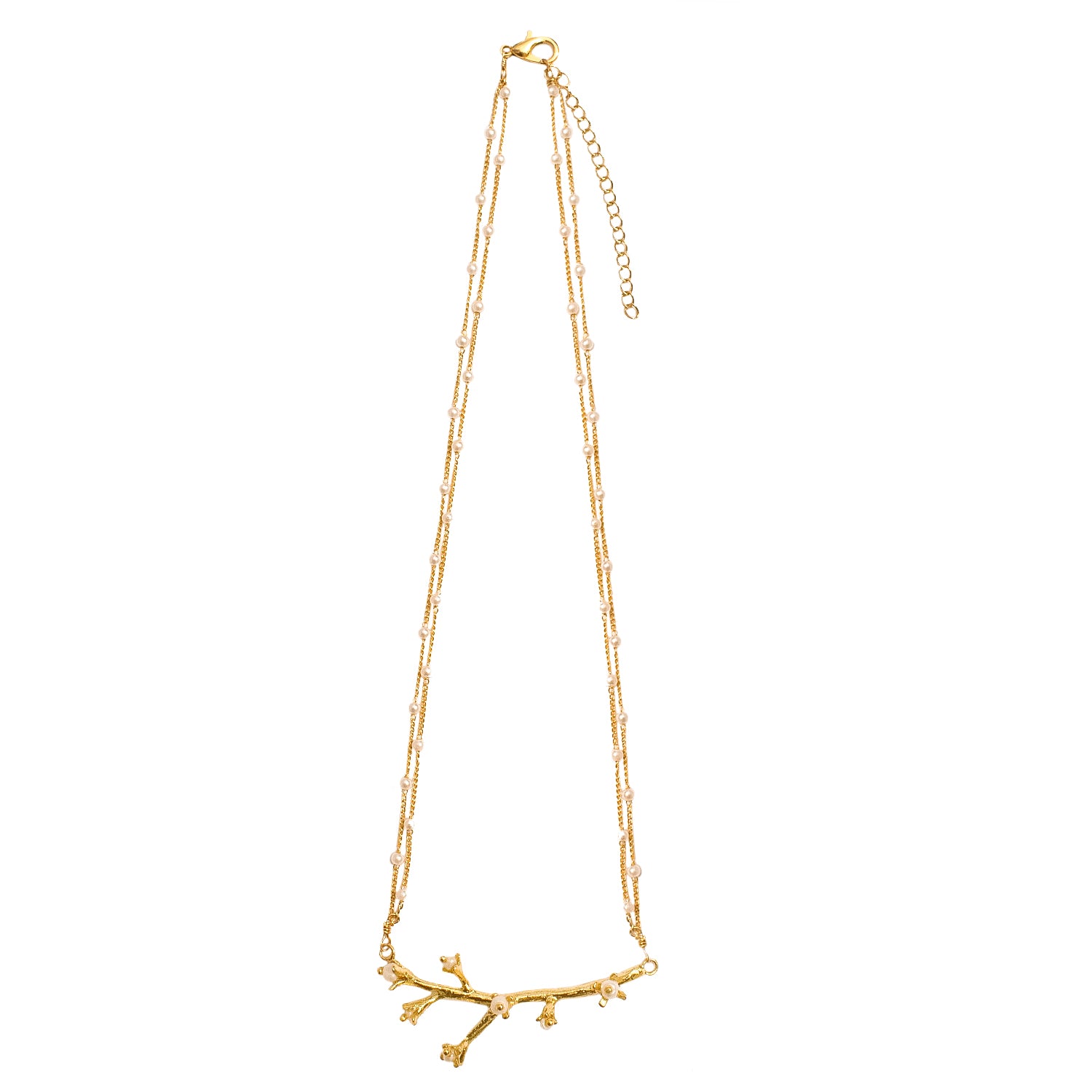 COLLAR PENSAMIENTO PERLA